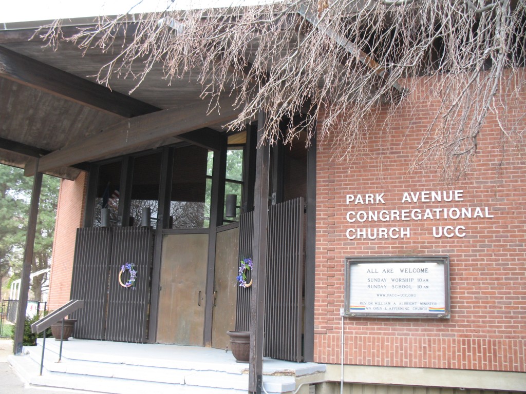 church exterior early spring