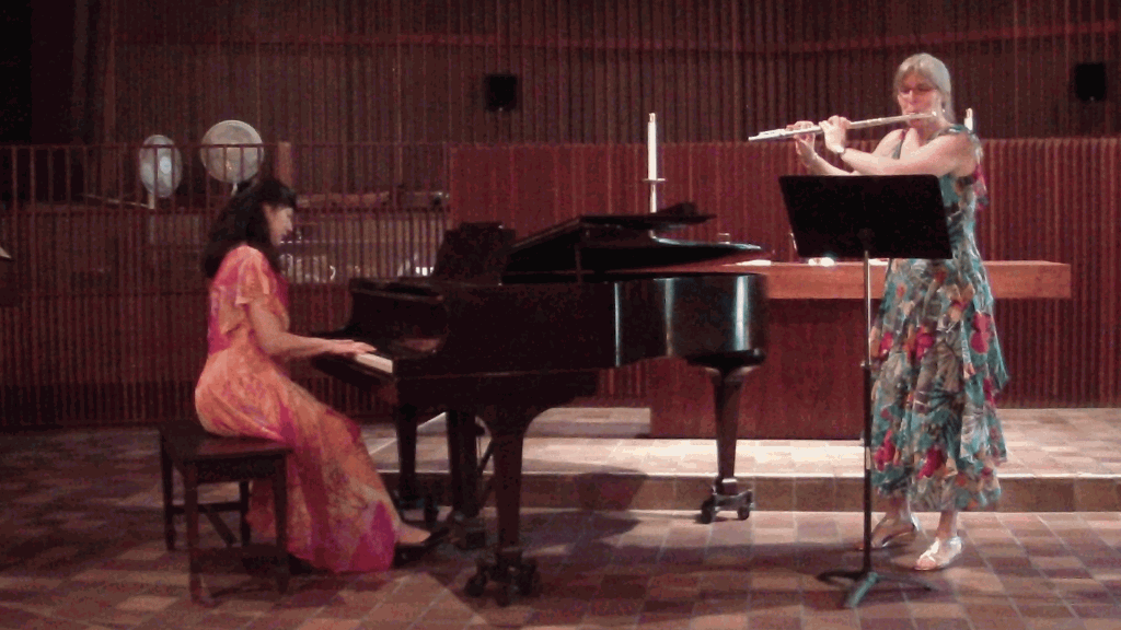 Margaret and Andy Performing in the Sanctuary